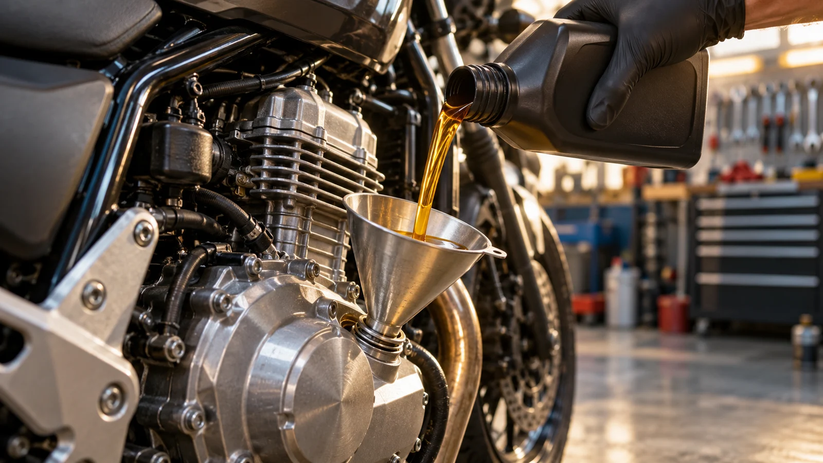 Qué aceite usar en tu moto: guía simple de viscosidad y tipos