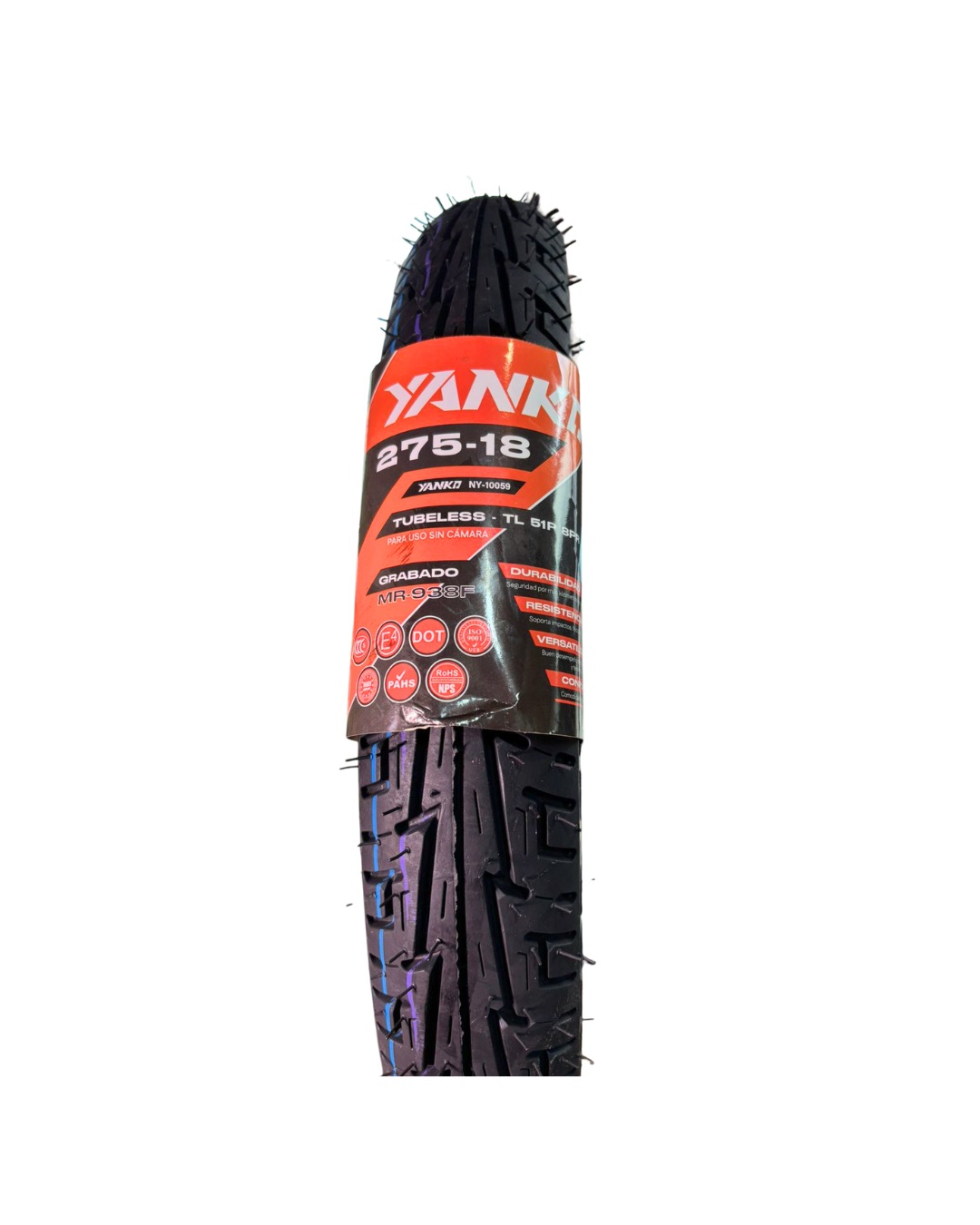 Neumático Yanko MR-938F Reforzado 2.75-18 (61P)
