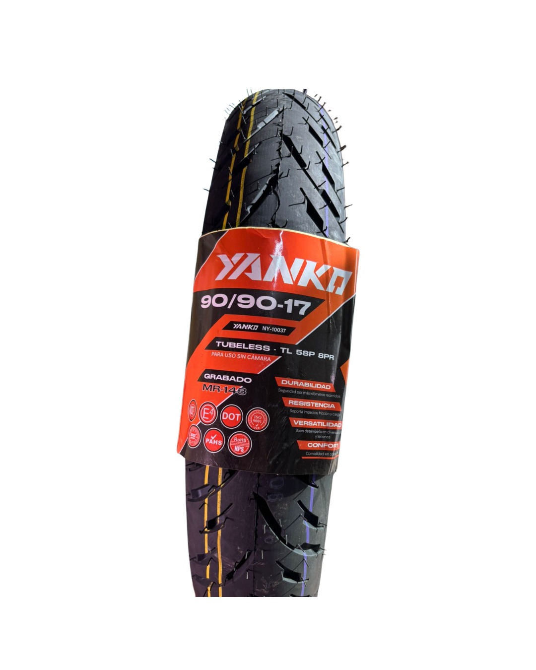 Neumático Yanko MR-143 90/90-17 (58P)