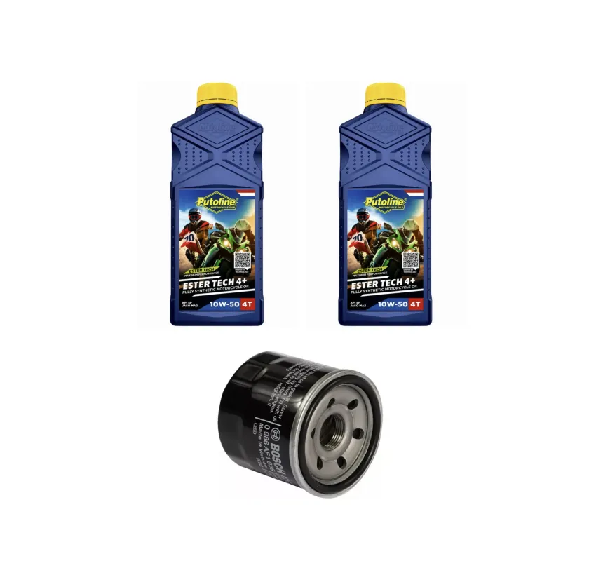 Kit Mantención 2L Putoline Full Sintético 10w50 + Filtro