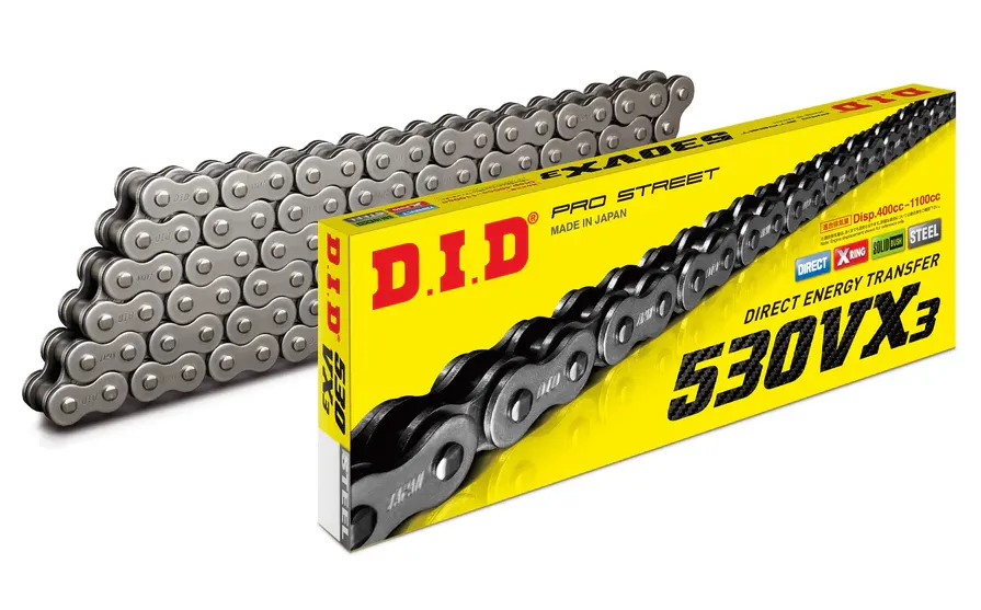 Cadena de moto DID VX3 530 / 120L - XRing