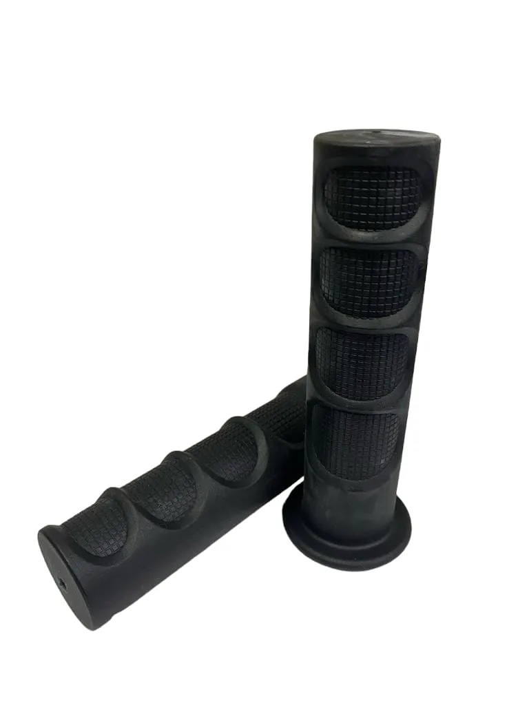 Puños Moto De Goma Negros, Set