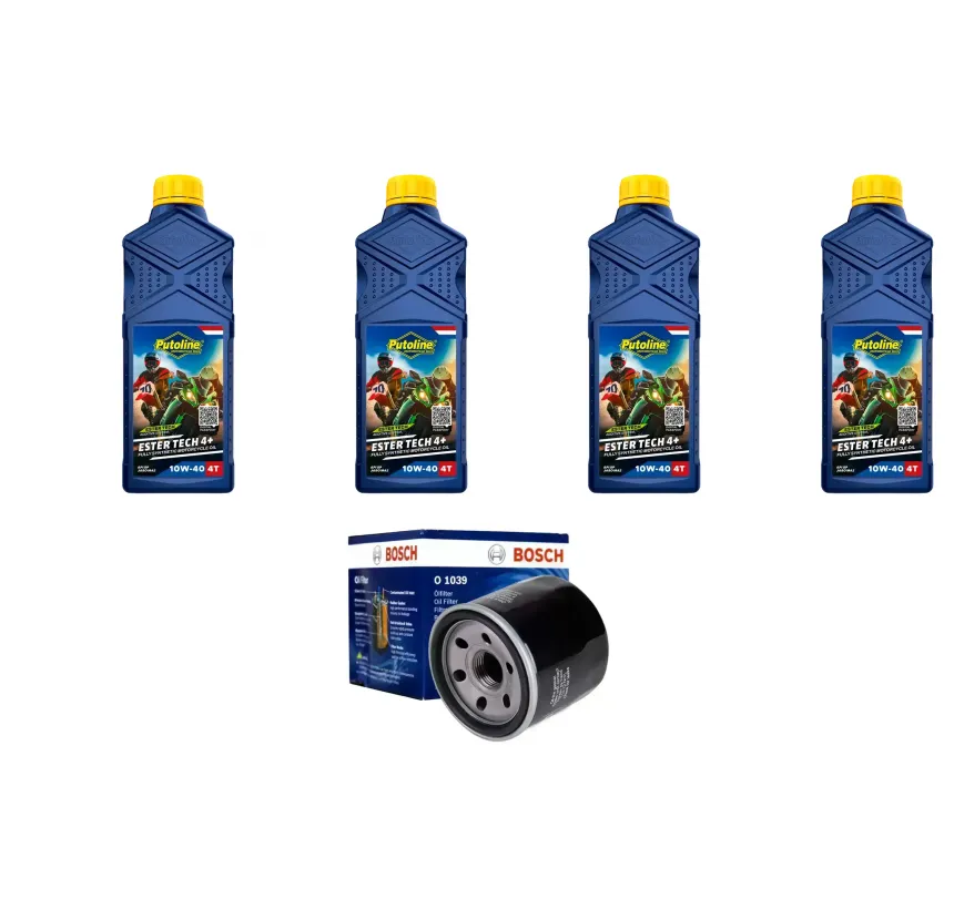 Kit Mantención 4L Putoline Full Sintético 10w40 + Filtro Bosch