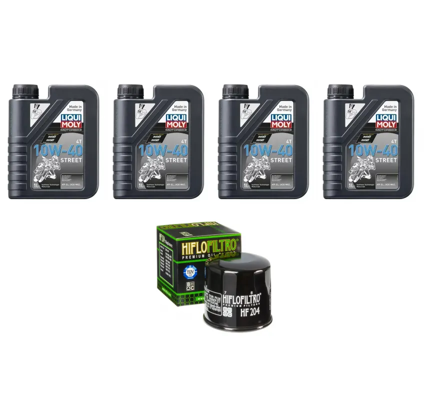 Kit Mantención 4L Liqui-moly Sintético 10w40 + Filtro K&N