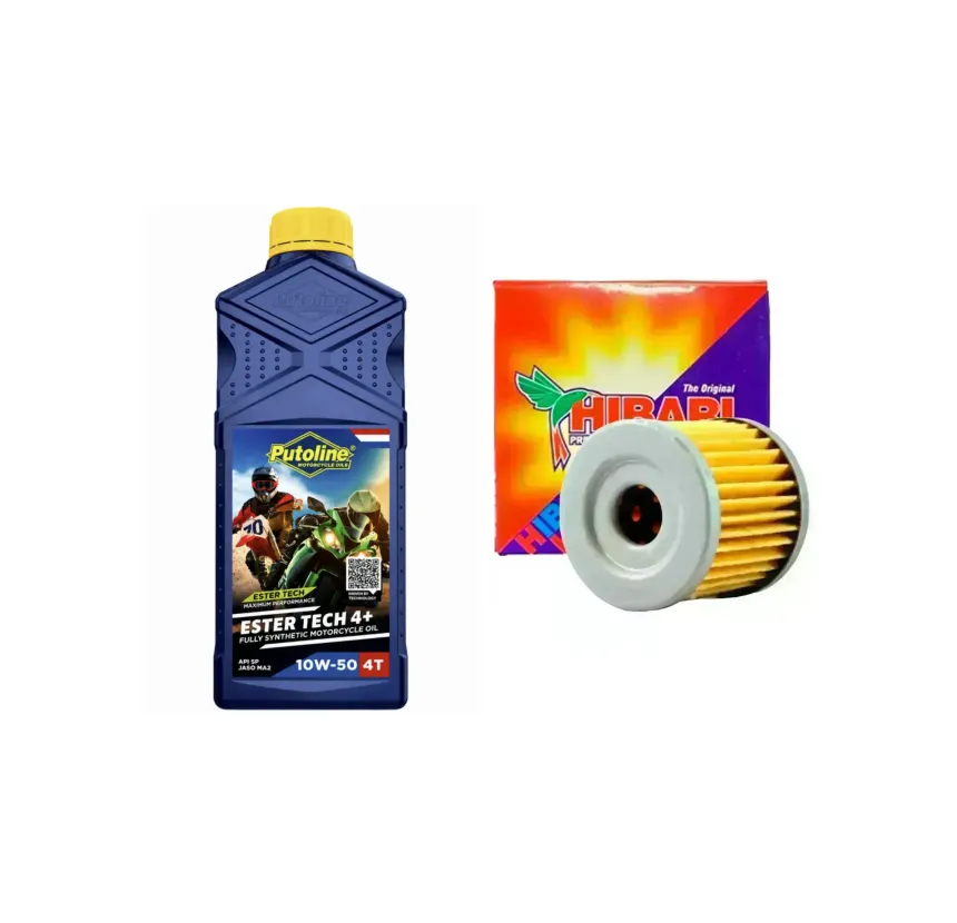 Kit Mantención Putoline Full Sintético 10w50 + Filtro Hibari