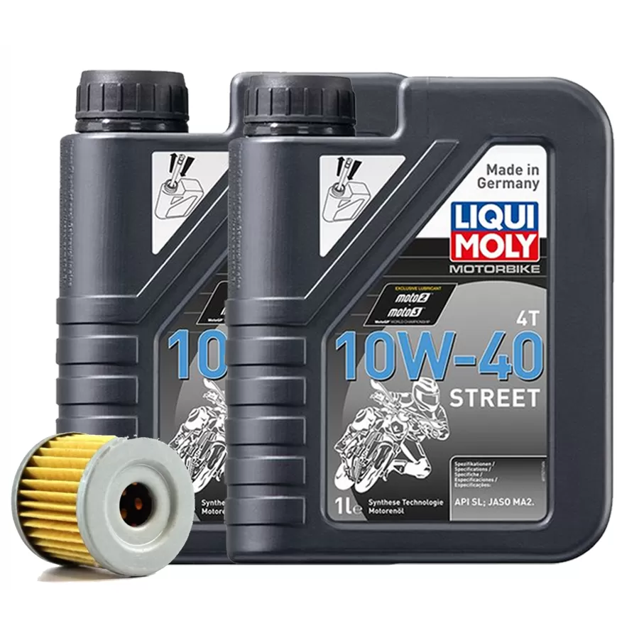 Kit Mantención 2L Liqui-moly Sintético 10w40 + Filtro Hibari