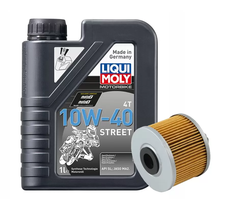 Kit Mantención Liqui-moly Sintético 10w40 + Filtro Hibari