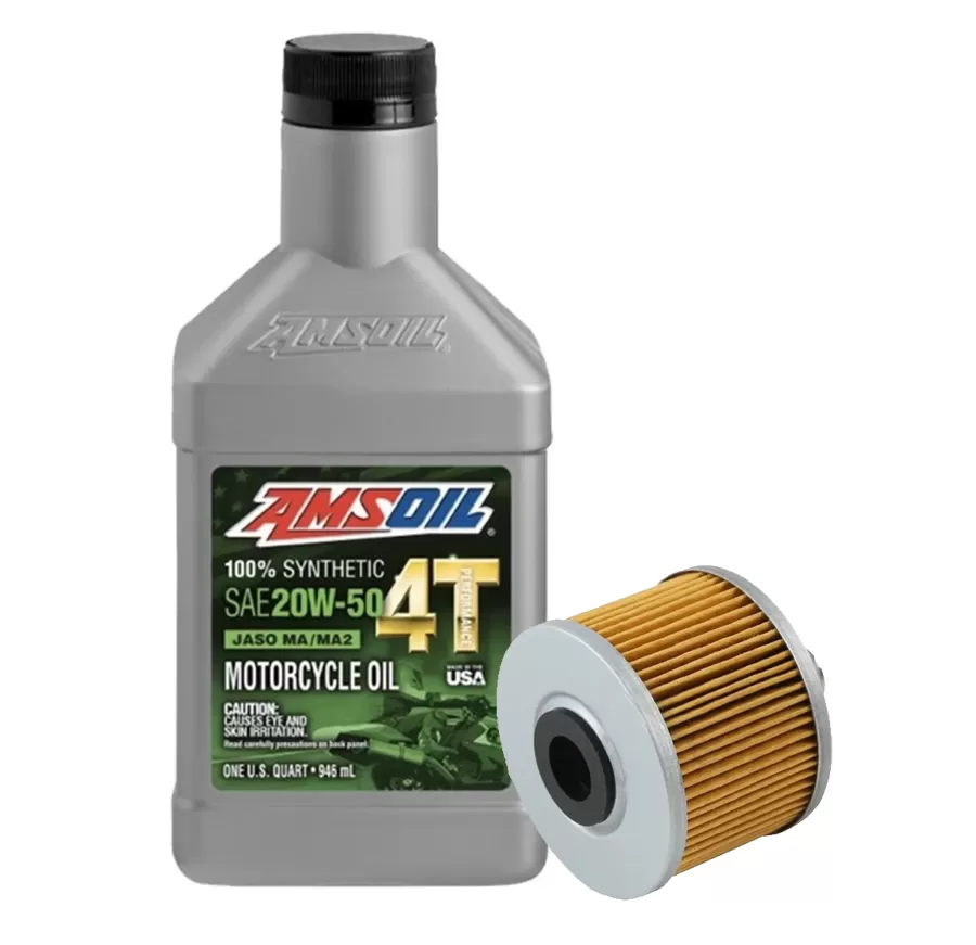 Kit Mantención Amsoil Full Sintético 20w50 + Filtro Hibari