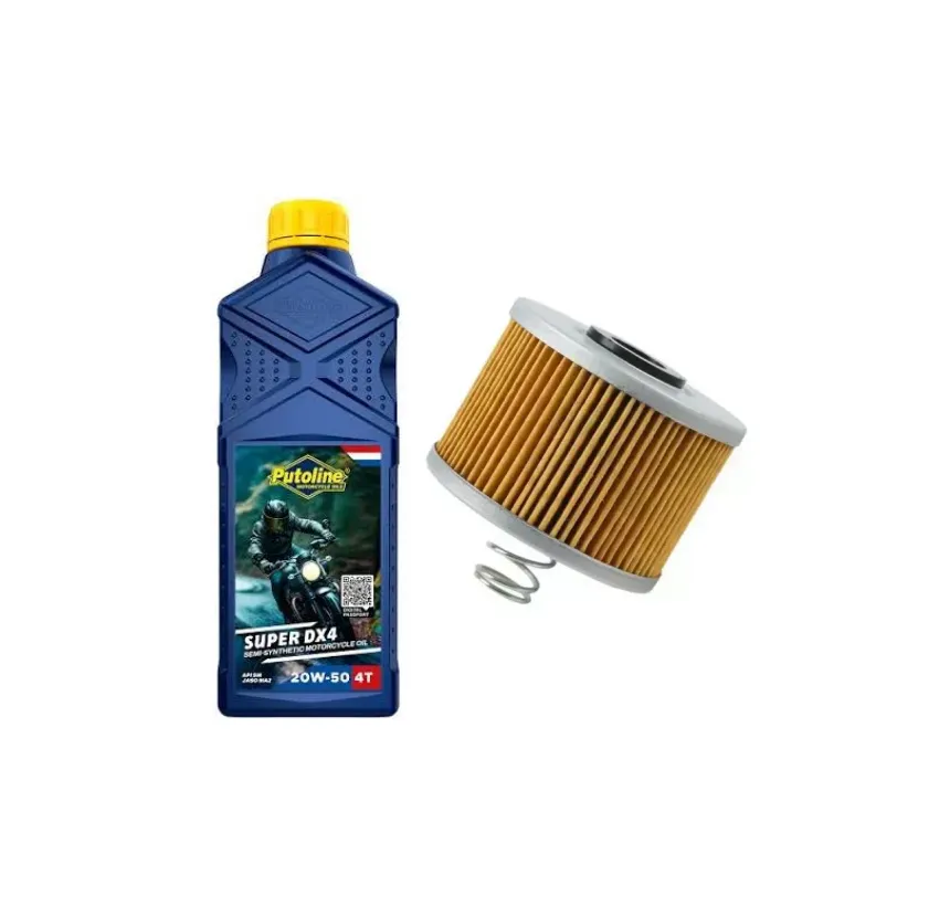 Kit Mantención Putoline 20w50 + Filtro Hibari
