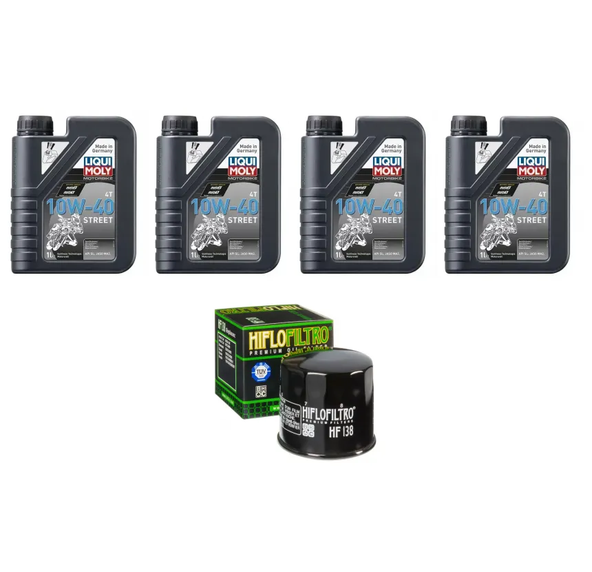 Kit Mantención 4L Liqui-moly Sintético 10w40 + Filtro Hibari