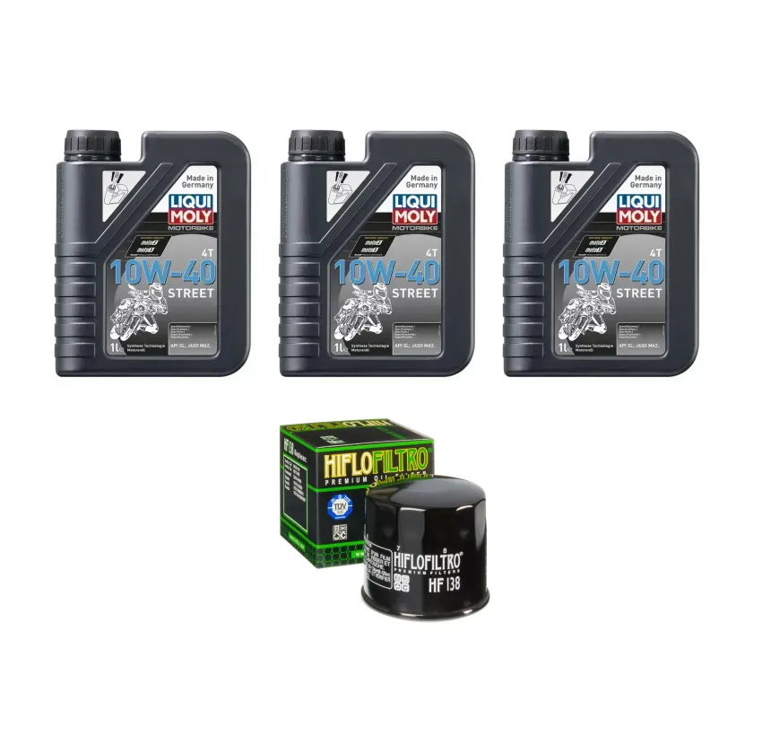 Kit Mantención 3L Liqui-moly Sintético 10w40 + Filtro Hibari