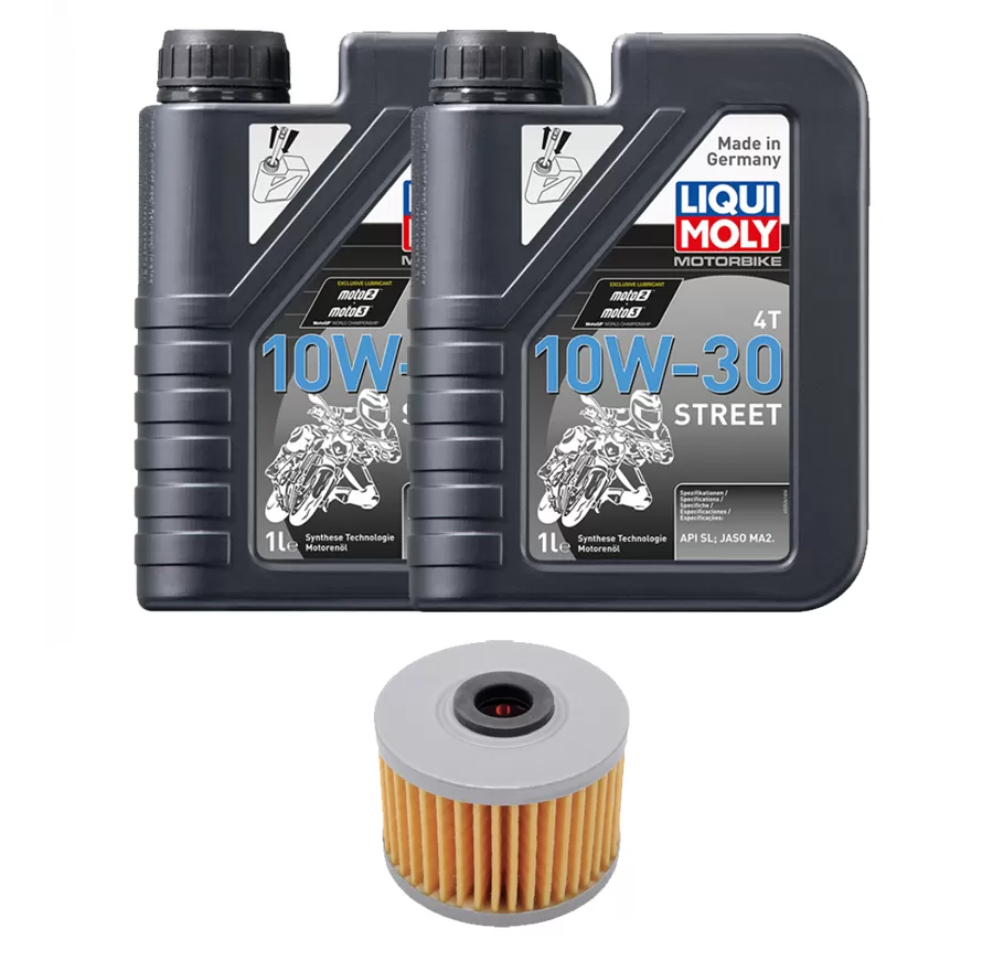 Kit Mantención 2L Liqui-moly Sintético 10w30 + Filtro Hibari