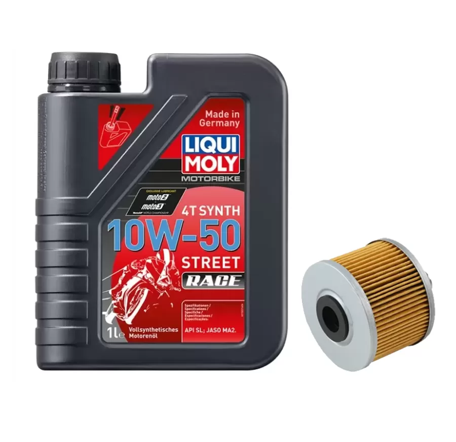 Kit Mantención Liqui-moly Full 10w50 + Filtro Hibari