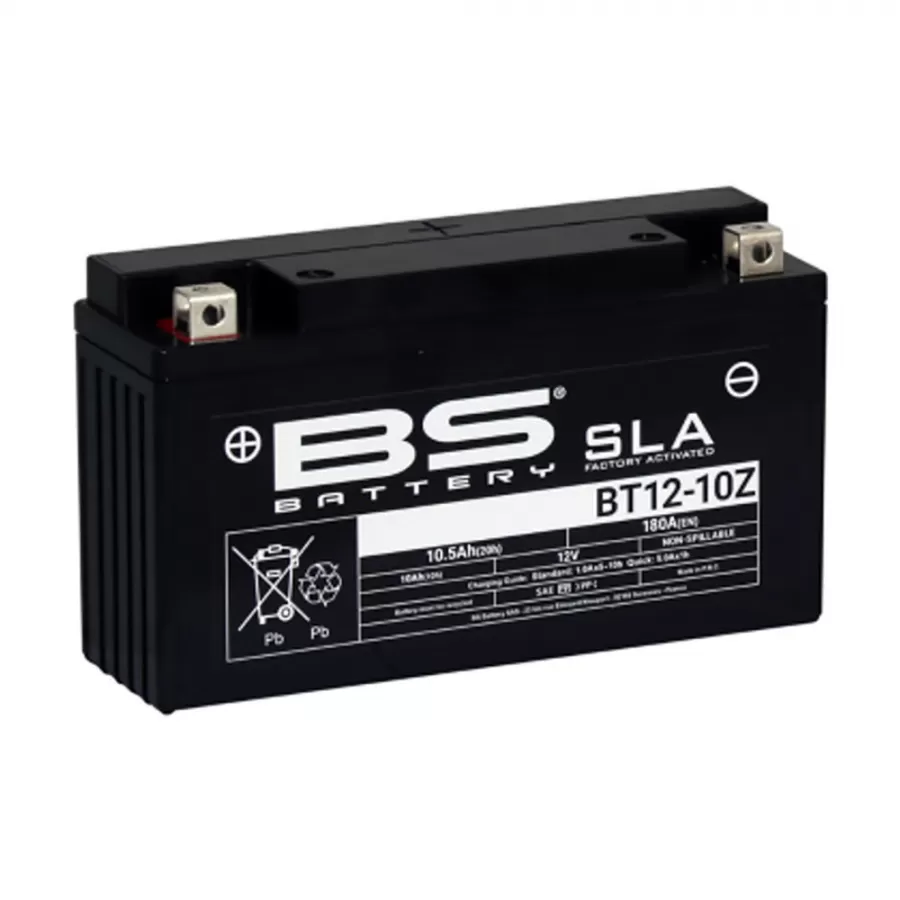 Batería BS Battery YT12-10Z para Zontes (BT12-10Z) activada