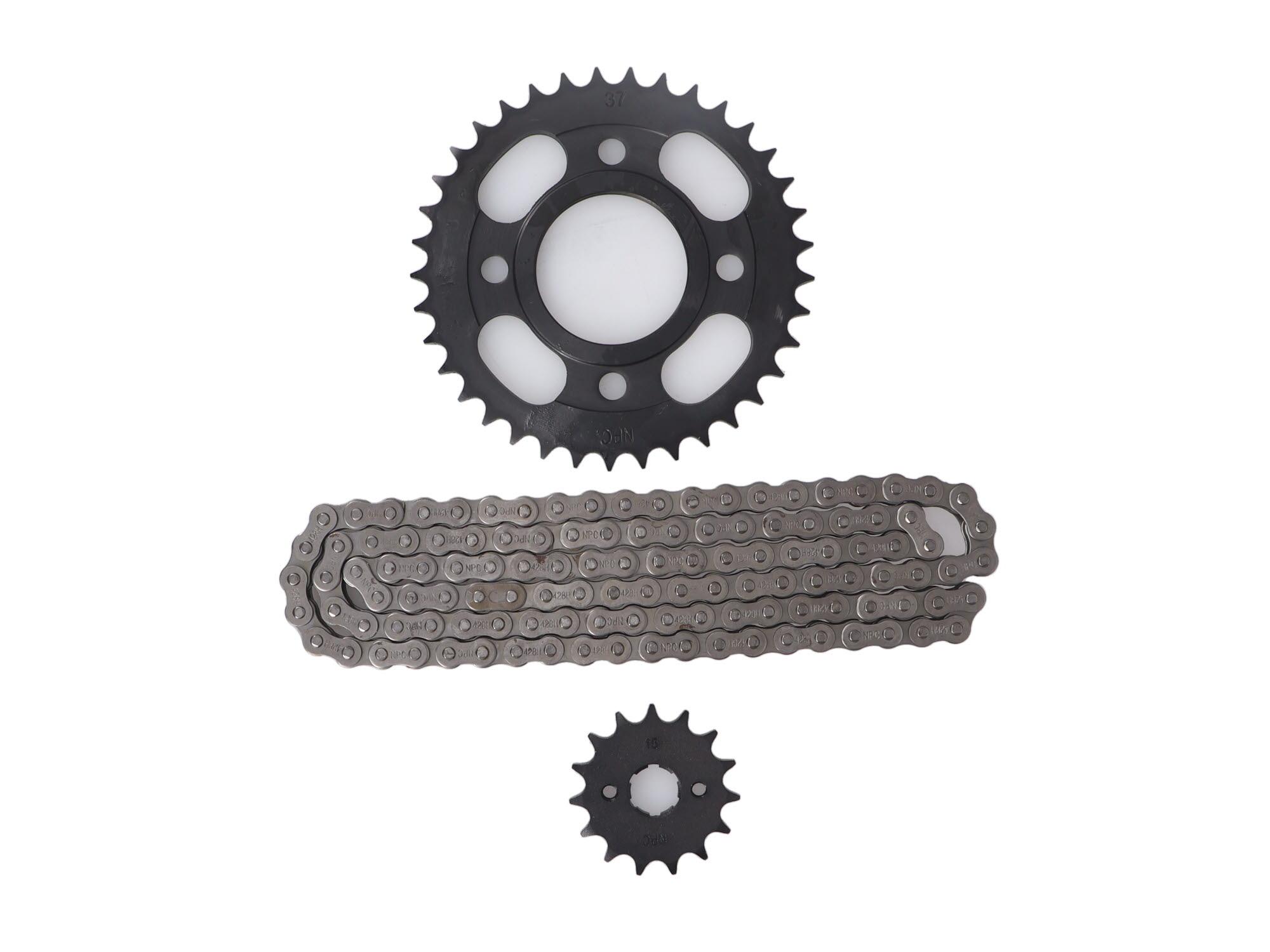 Kit Transmision Honda Cg 125// Moto China (15/37) (428Hx-120)