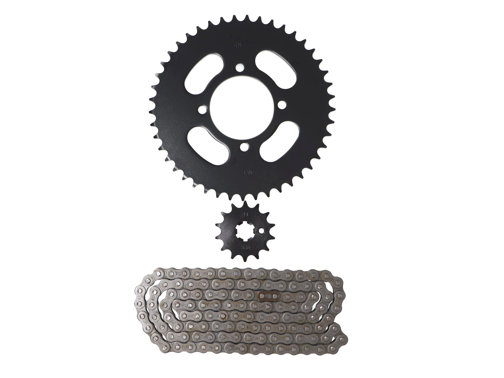 Kit Transmision Yamaha Ybr-125 (14/45) (428H-120)