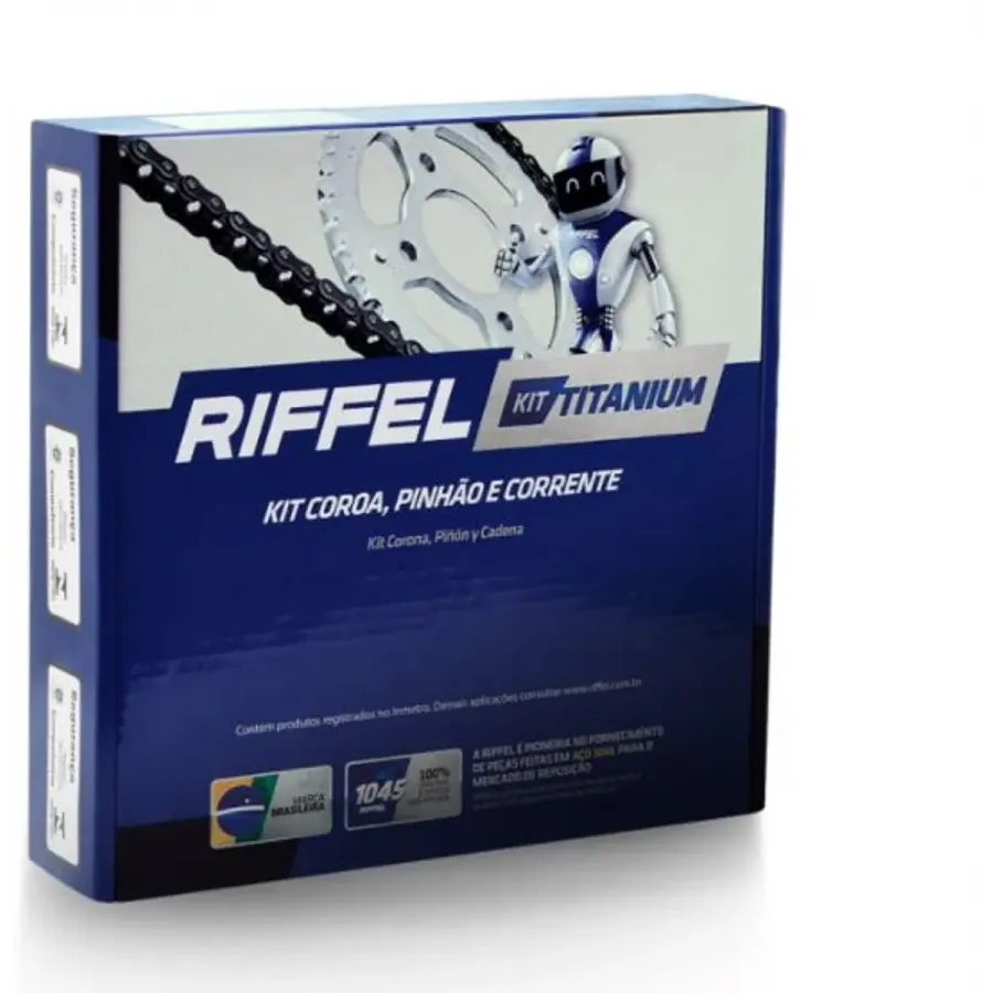 Kit Transmision Euromot Hj-125-7 39Z/15Z