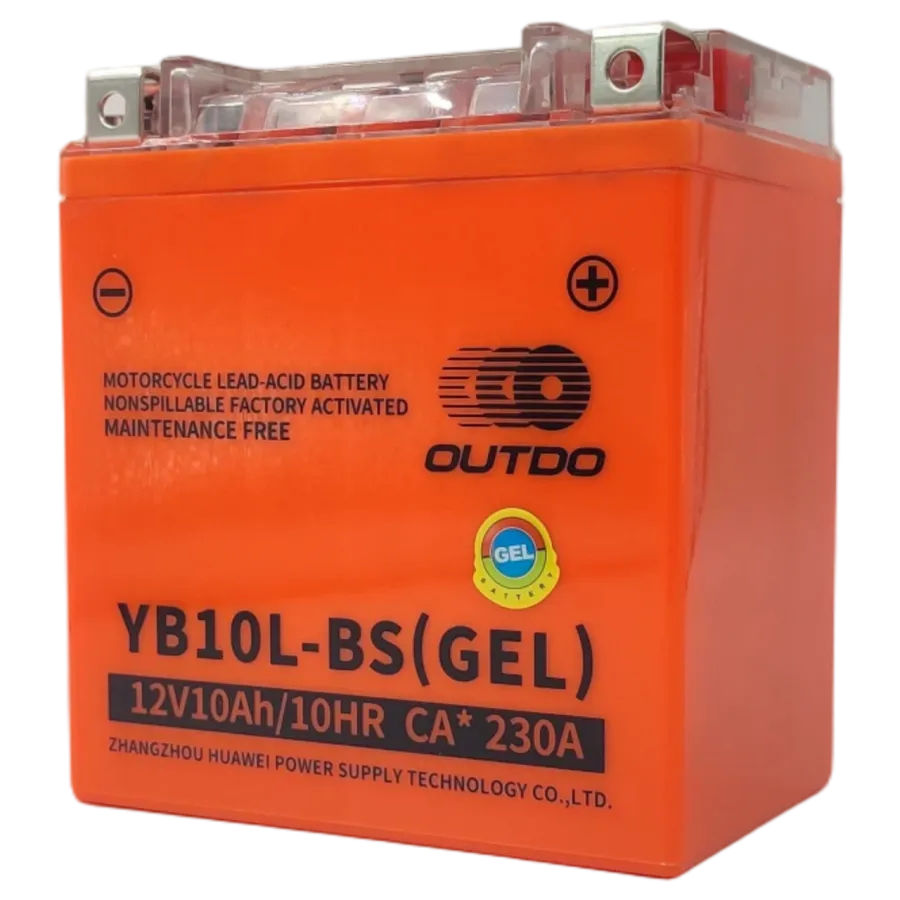 Batería de gel 12v10Ah YB10L-A2 - Outdo