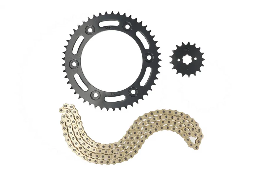 Kit arrastre Honda XR150L - Dorado NPC