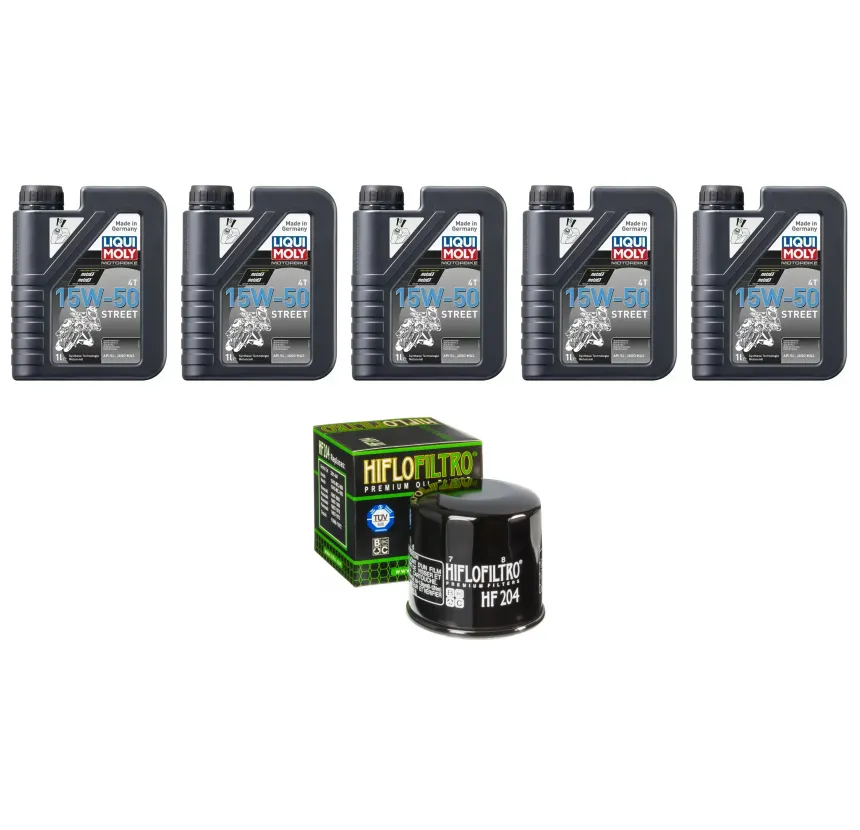 Kit Mantención 5L Liqui-moly Sintético 15w50 + Filtro