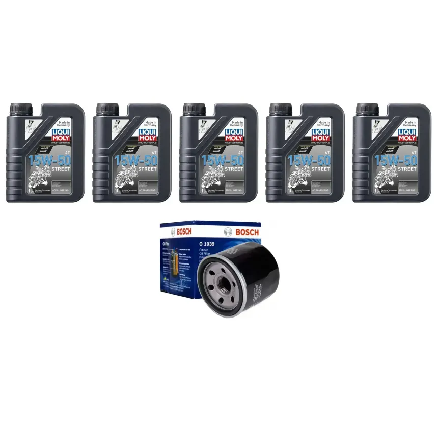 Kit Mantención 5L Liqui-moly Sintético 15w50 + Filtro