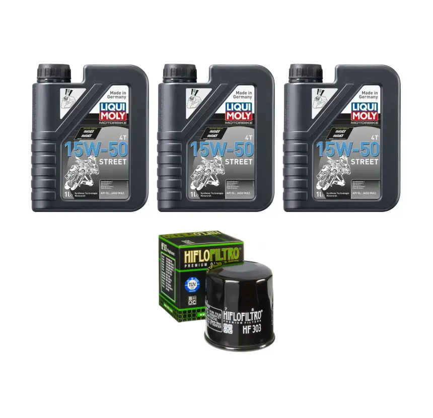 Kit Mantención 3L Liqui-moly Sintético 15w50 + Filtro