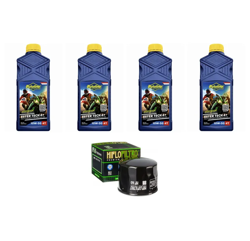 Kit Mantención 4L Putoline Full 10w50 + Filtro