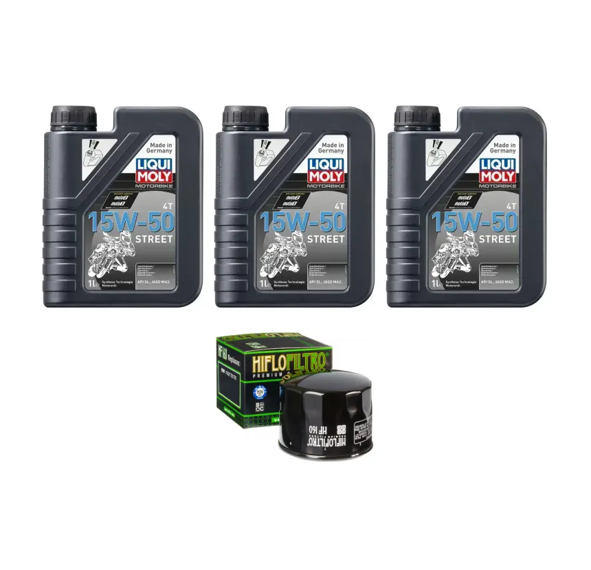 Kit Mantención 3L Liqui-moly Sintético 15w50 + Filtro