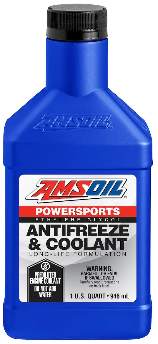 Coolant para moto Amsoil PowerSports Alto Rendimiento 50/50 1qt. (946ml)
