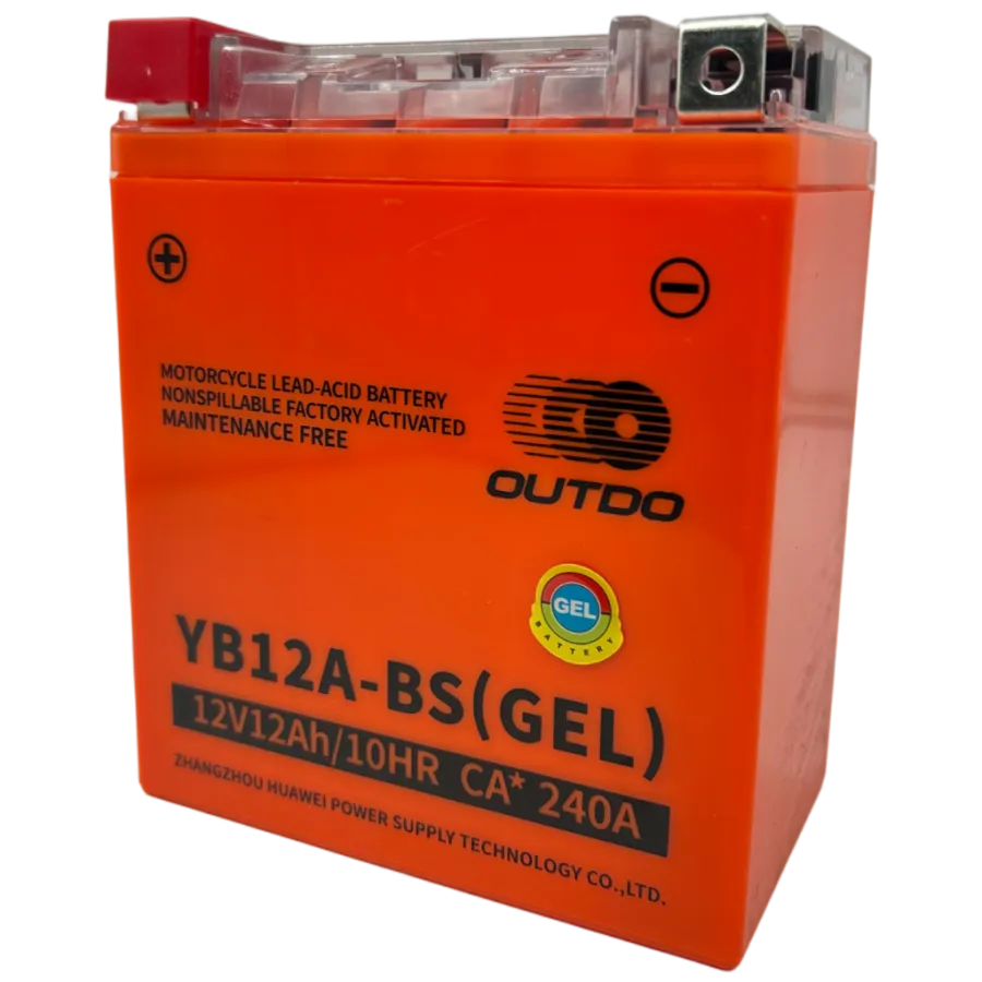 Batería de gel 12v12Ah YB12A-BS / YT12A Outdo