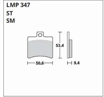 Pastillas Delanteras lmp347st