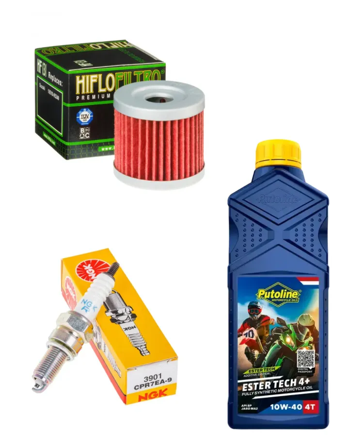 Kit Completo Mantencion Intruder 150 (Filtro+Bujia+Aceite)