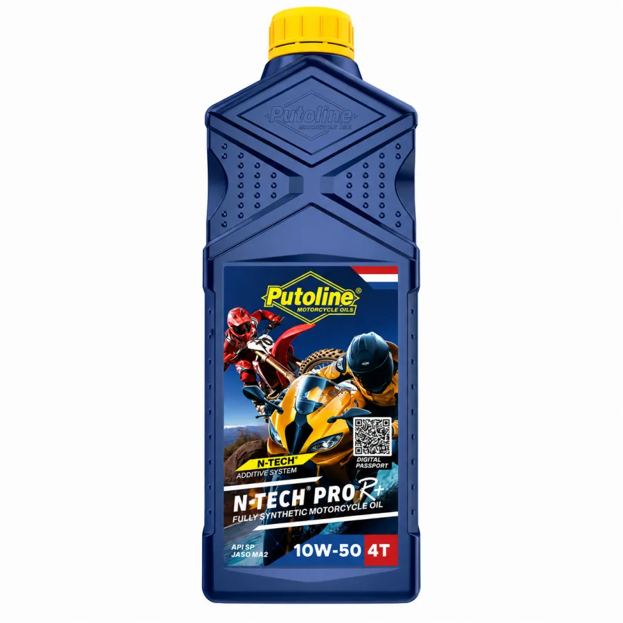 Aceite de Moto Full Sintético 10W-50 Putoline N-TECH® Pro R+