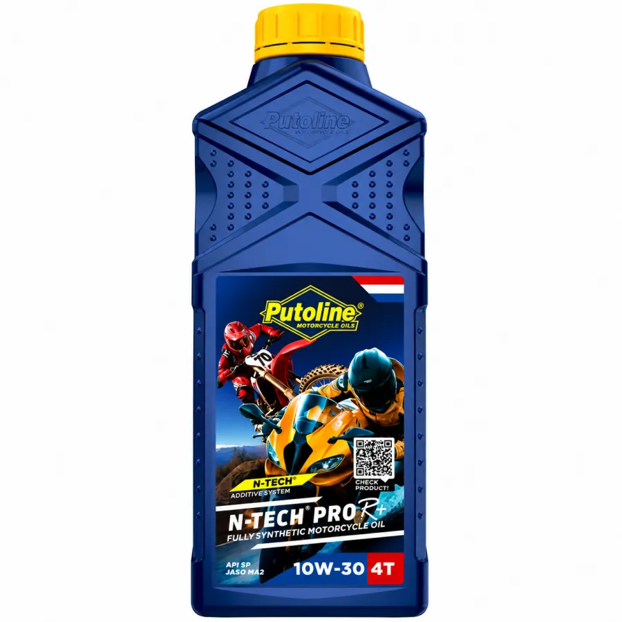 Aceite de Moto Full Sintético 10W-30 Putoline N-TECH® Pro R+