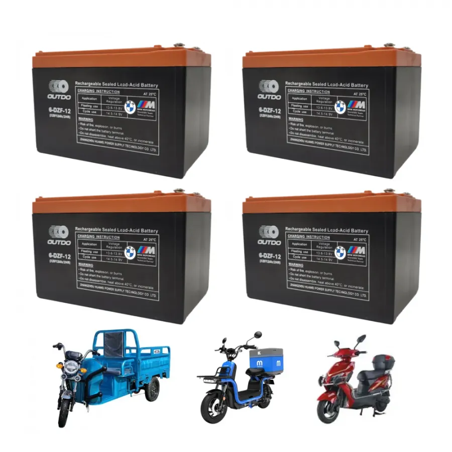 4x Baterías Triciclo/Moto/Torito Electrico 12v 20ah 6-dzf-12