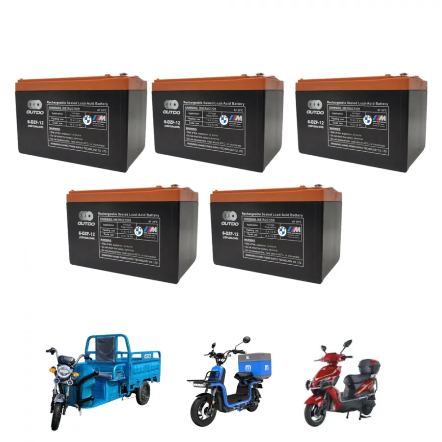 5x Baterías Triciclo/Moto/Torito Electrico 12v 12ah 6-dzf-12
