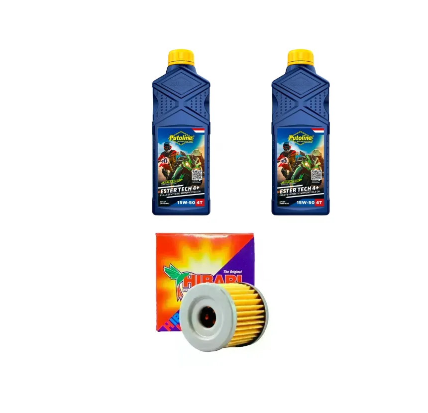 Kit de Aceite 2lts Putoline Power1 15w50 + Filtro Aceite Suzuki
